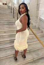 Champagne Glow Knit Dress