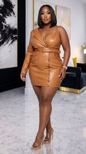 Leatherette Dress