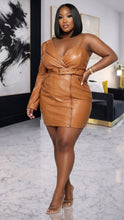 Leatherette Dress