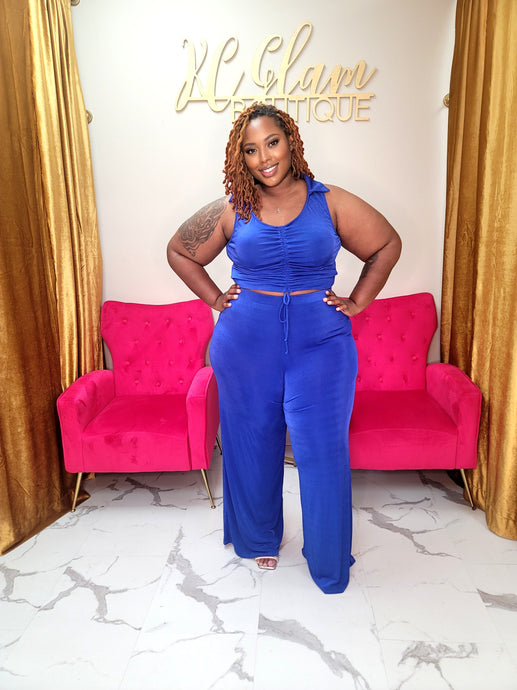 Ishandi Pants Set (Blue)