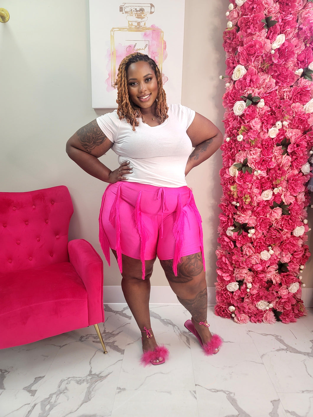 Marchelle Shorts (Pink)