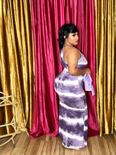 Purple Tie-Dye Sundress