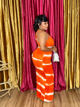 Orange Tie-Dye Sundress