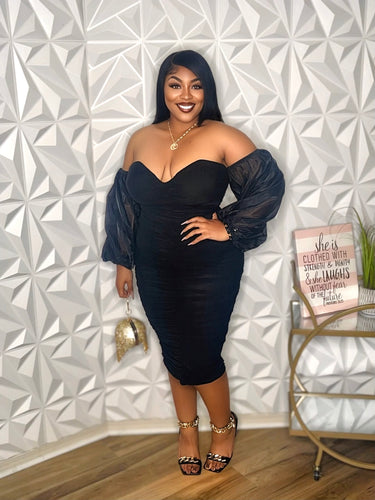 Lavish Nights Dress (Black)
