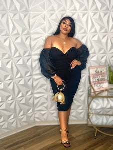 Lavish Nights Dress (Black)