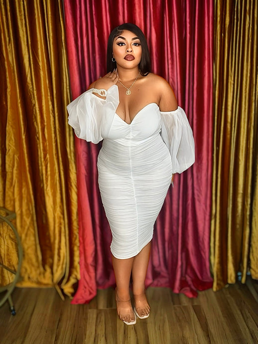 Lavish Nights Dress (White)