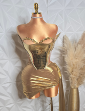 Golden Goddess Corset Set