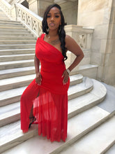 Radiant Rouge Gown