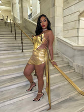 Golden Goddess Corset Set