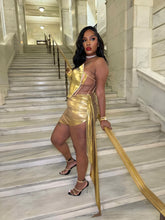 Golden Goddess Corset Set