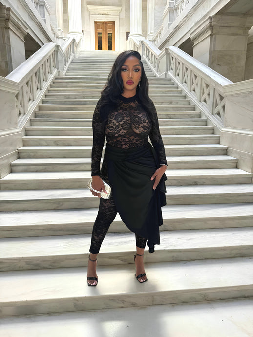 Velour Elegance Jumpsuit