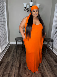Orange Lounge Dress