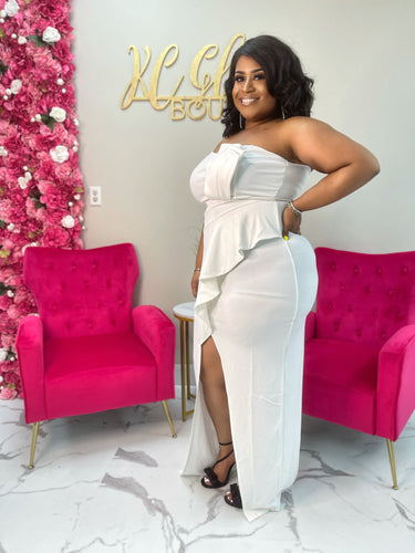 Chic Flirt Dress (White)