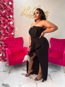 Chic Flirt Dress (Black)