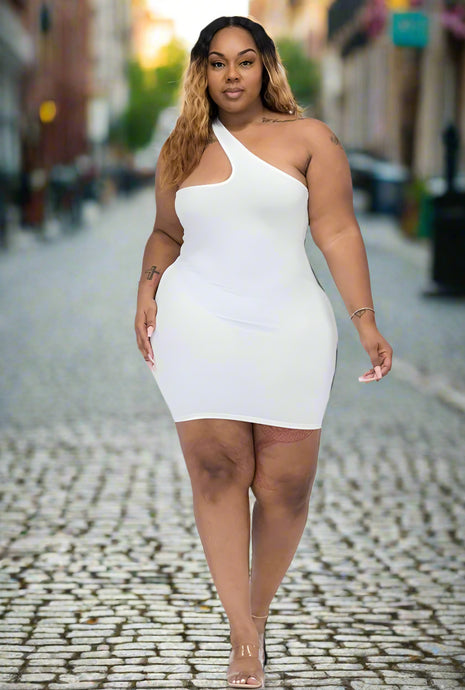One Shoulder Bodycon Dress