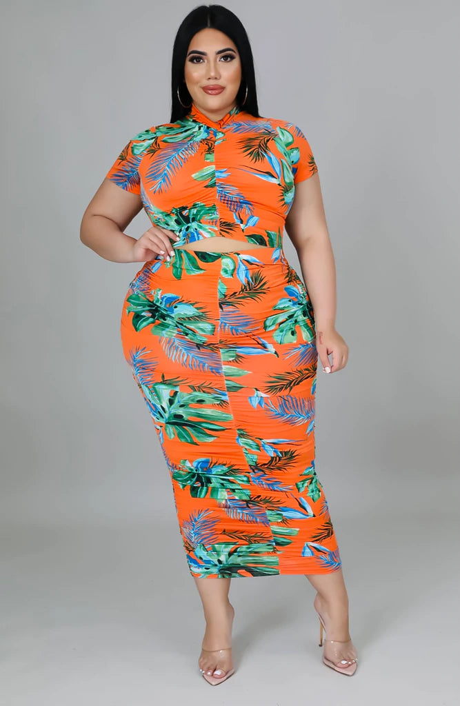 Tropic Wild Skirt Set